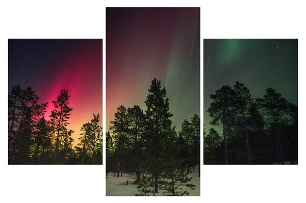Tablou cu Northern Lights (90x60 cm)