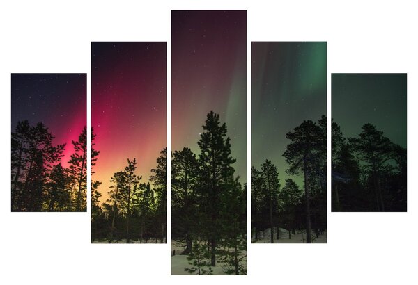 Tablou cu Northern Lights (150x105 cm)
