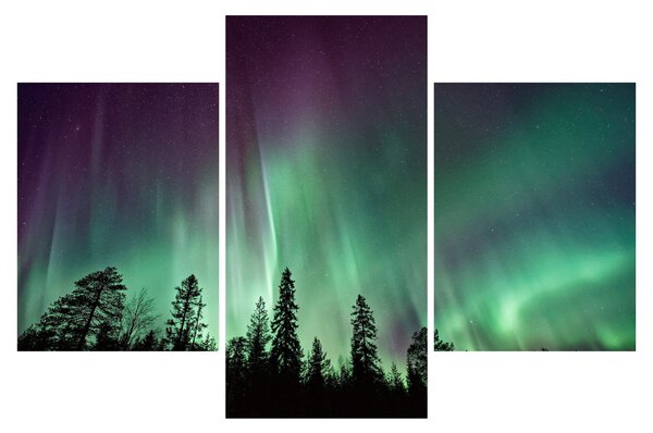 Tablou cu Northern Lights (90x60 cm)