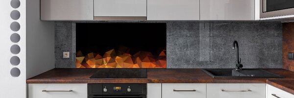 Panou sticlă decorativa bucătărie abstracțiune