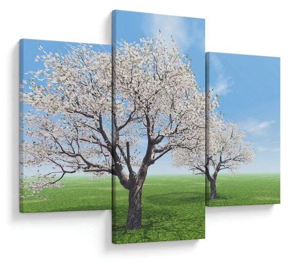 Tablou cu copaci (90x60 cm)