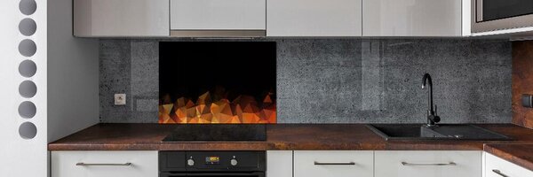 Panou sticlă decorativa bucătărie abstracțiune