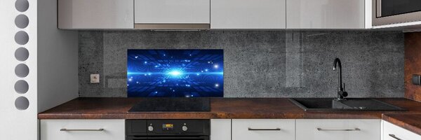 Sticlă printata bucătărie fundal tridimensională