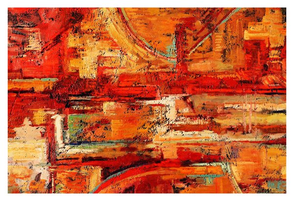 Tablou cu pictură pe pereți (90x60 cm)