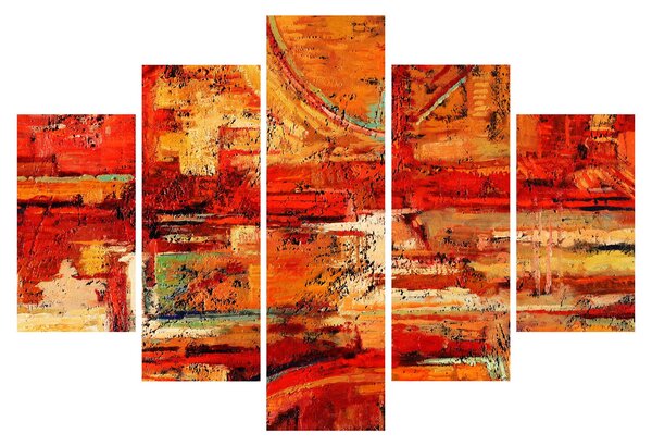 Tablou cu pictură pe pereți (150x105 cm)