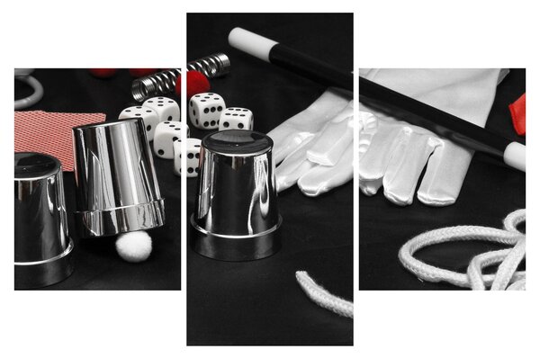 Tablou cu uneltele de magie (90x60 cm)