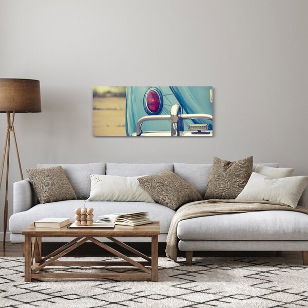 Tablou cu veteran turcoaz (120x50 cm)