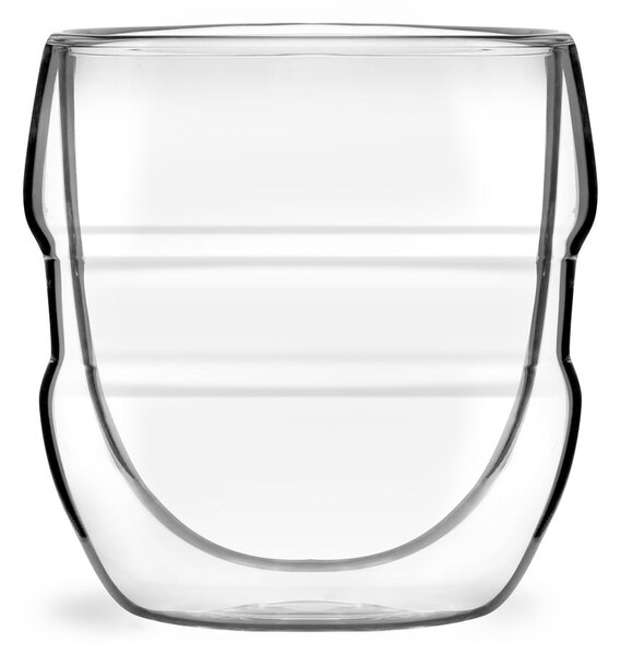 Set de 2 pahare cu pereți dubli Vialli Design Sferico, 250 ml