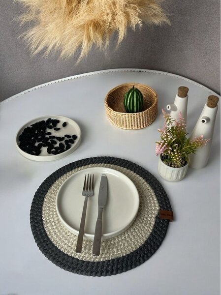 Suport pentru farfurii din iută ø 33 cm Wicker – Mila Home Luxury