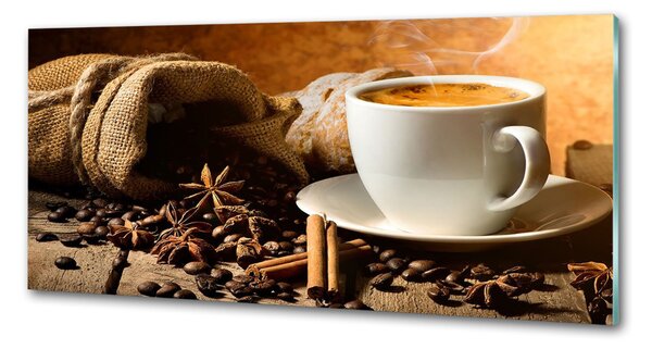 Sticlă bucătărie Cafea si mirodenii