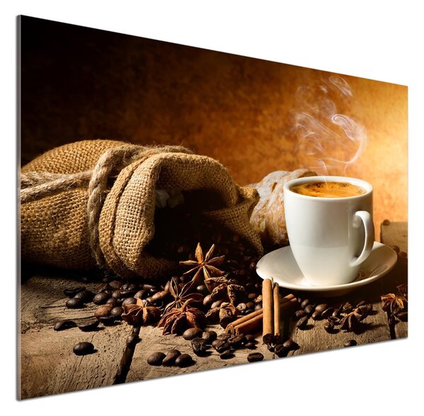 Sticlă bucătărie Cafea si mirodenii