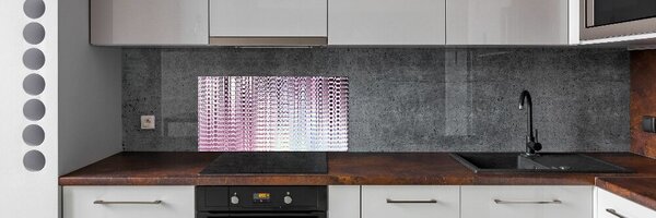 Panou sticlă bucătărie opera de arta fractală