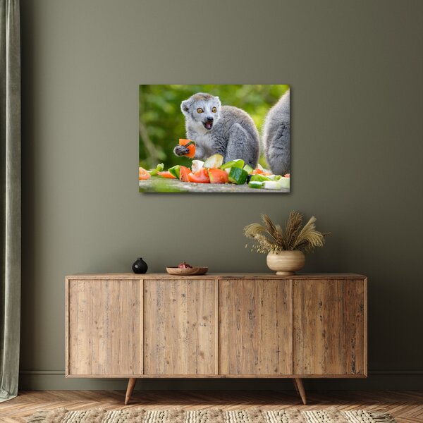 Tablou cu lemur (70x50 cm)