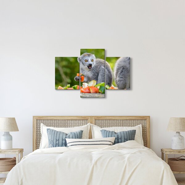 Tablou cu lemur (90x60 cm)