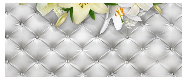 Tablou cu flori de crin (120x50 cm)