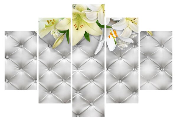 Tablou cu flori de crin (150x105 cm)