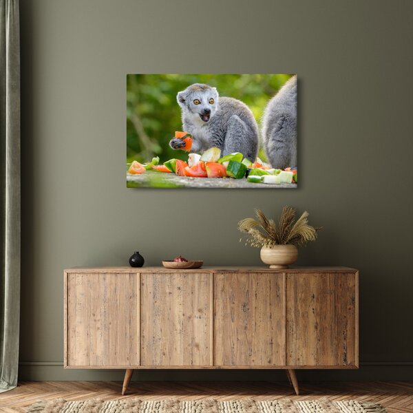 Tablou cu lemur (90x60 cm)