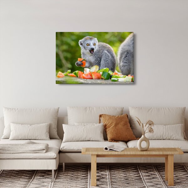 Tablou cu lemur (90x60 cm)