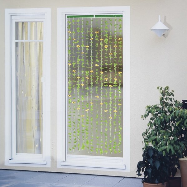 Draperie galbenă-verde 90x190 cm cu prindere la ușă Sunflowers – Maximex