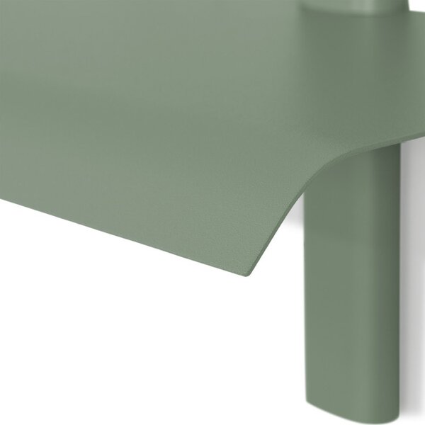 Raft verde prăfuit din metal 60 cm Hola – Spinder Design