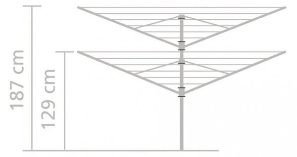 Uscător de rufe pentru grădină Lift-O-Matic 40m – Brabantia