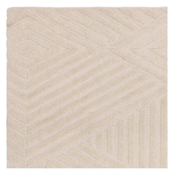 Covor crem din lână 200x290 cm Hague – Asiatic Carpets