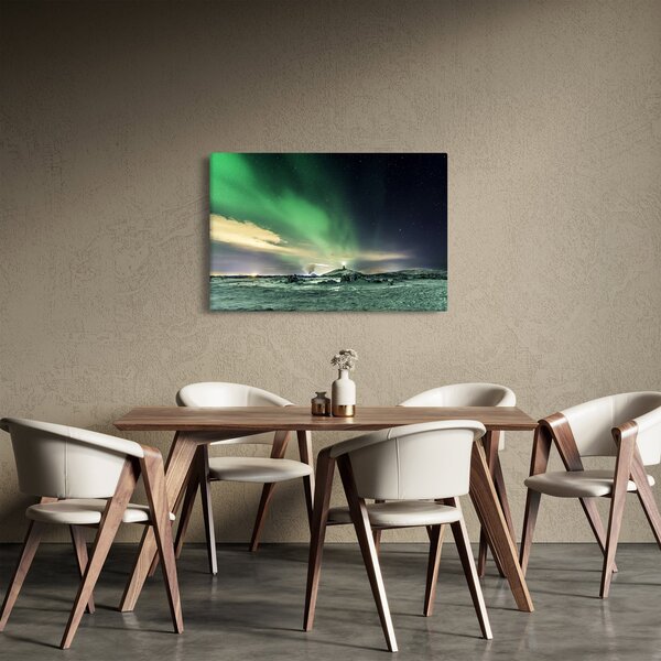 Tablou cu Aurora Borealis (90x60 cm)