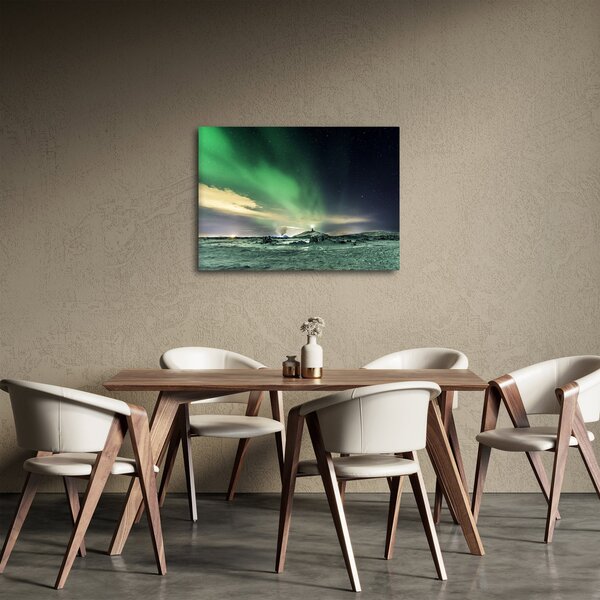 Tablou cu Aurora Borealis (70x50 cm)