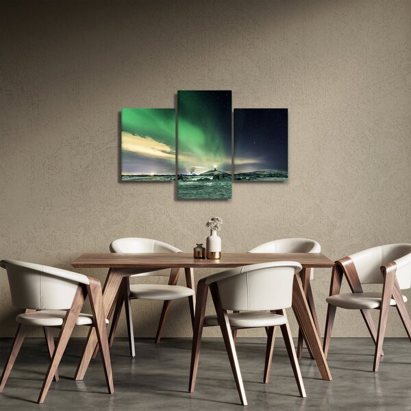 Tablou cu Aurora Borealis (90x60 cm)
