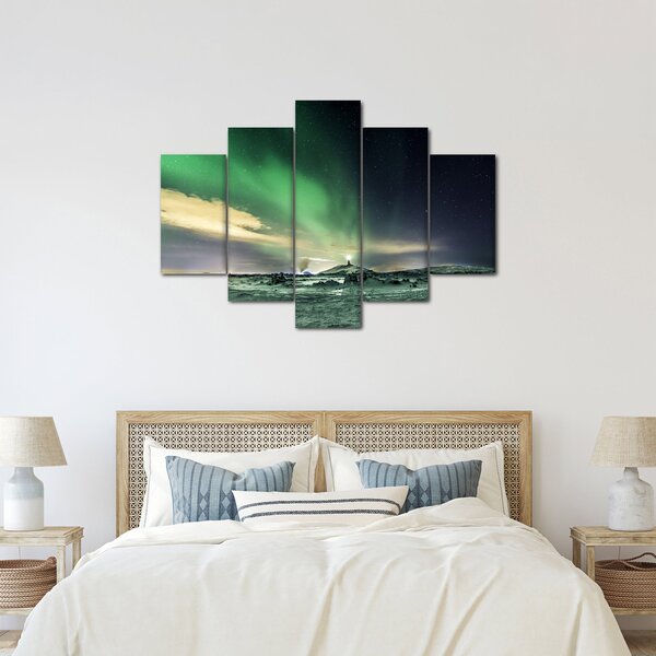 Tablou cu Aurora Borealis (150x105 cm)