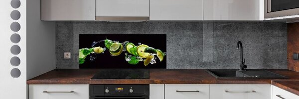 Panou sticla securizata bucatarie Lime si lamaie