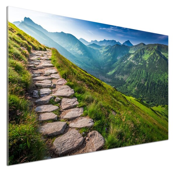 Sticlă pentru bucătărie Cale în Munții Tatra