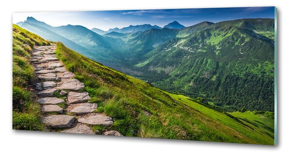 Sticlă pentru bucătărie Cale în Munții Tatra