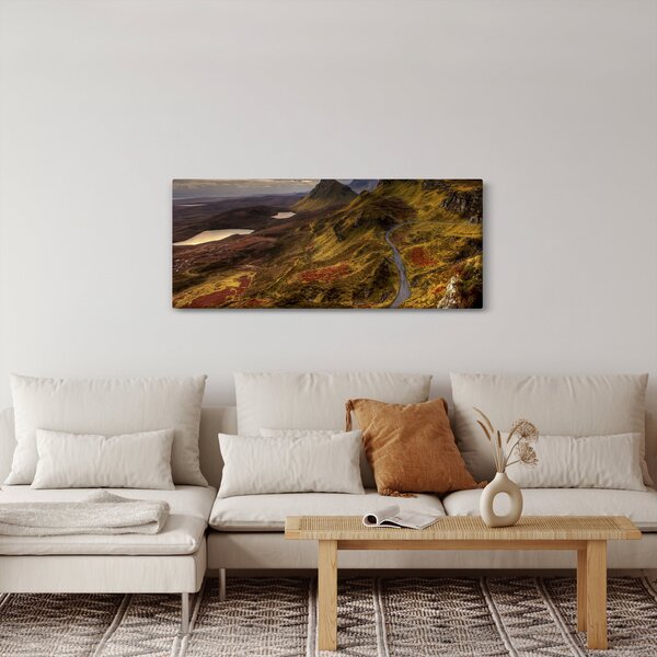 Tablou cu munții din Scoția (120x50 cm)