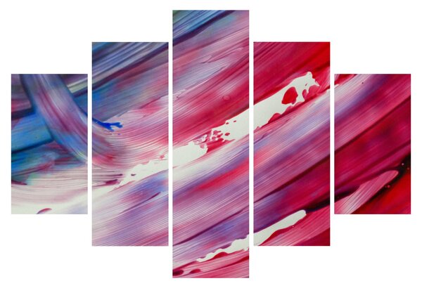 Tablou - culorile rozalbaste (150x105 cm)