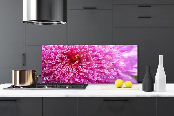 Panou sticla bucatarie Florale flori roz