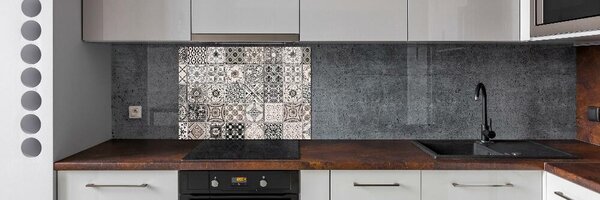 Panou sticla securizata bucatarie placi ceramice