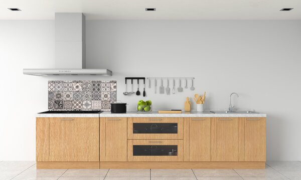 Panou sticla securizata bucatarie placi ceramice