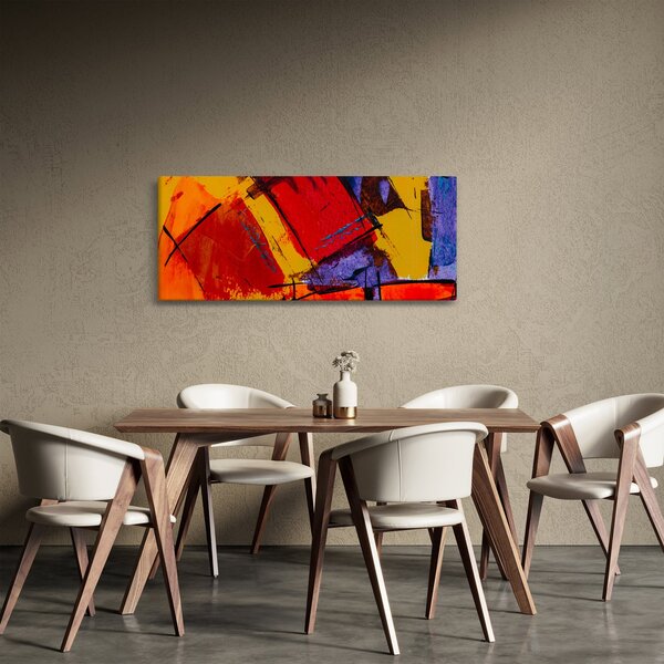 Tablou cu abstracție (120x50 cm)