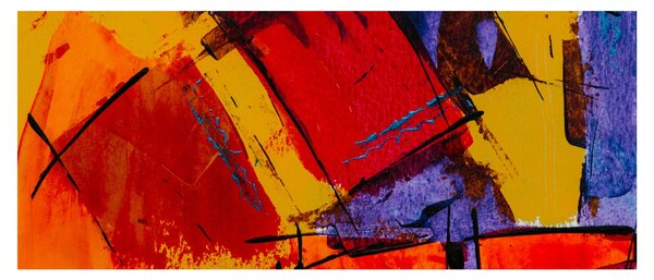 Tablou cu abstracție (120x50 cm)