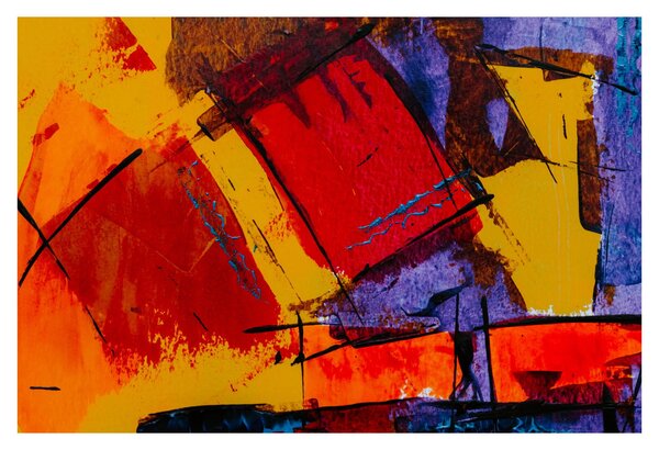 Tablou cu abstracție (90x60 cm)