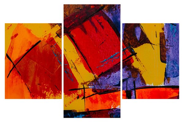 Tablou cu abstracție (90x60 cm)
