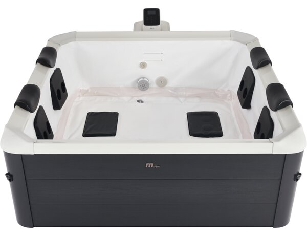 Minipiscina SPA cu pereti rigizi mSPA Oslo Aero Plus, patrata, 6 locuri