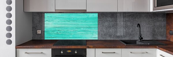 Panou sticlă decorativa bucătărie bord verde