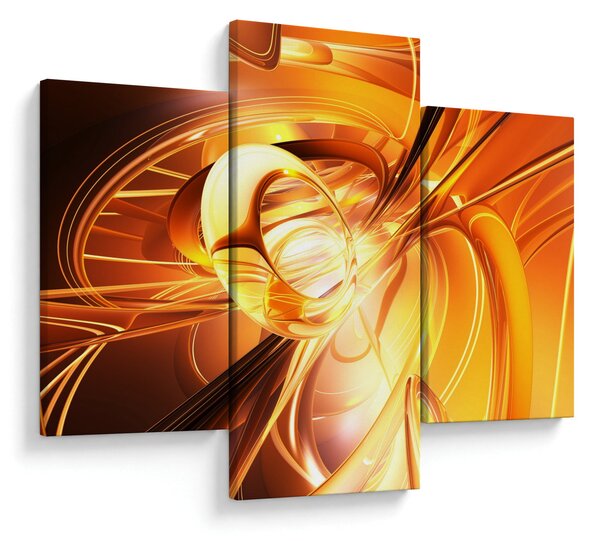 Tablou cu abstracție (90x60 cm)