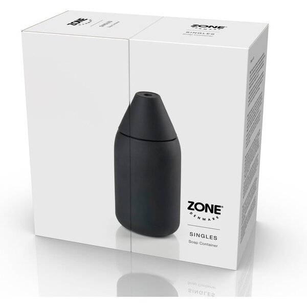 Dozator de săpun lichid negru din silicon 300 ml Singles – Zone