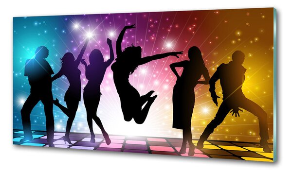 Sticlă printata bucătărie Discotecă