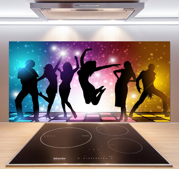 Sticlă printata bucătărie Discotecă