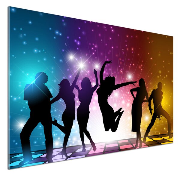 Sticlă printata bucătărie Discotecă