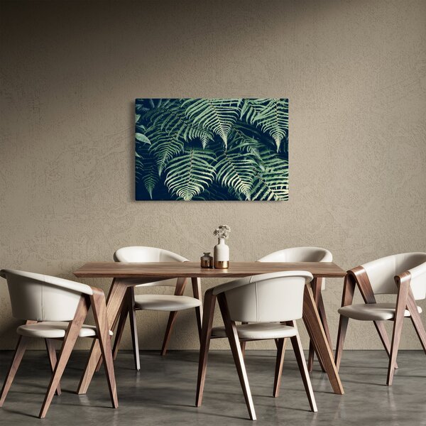 Tablou cu frunze de ferigă (90x60 cm)